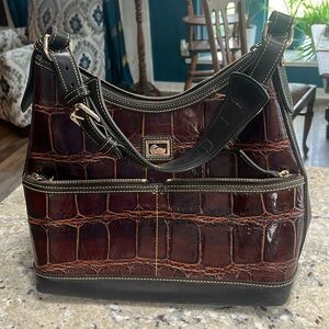 Dooney & Bourke Crocodile Embossed Purse